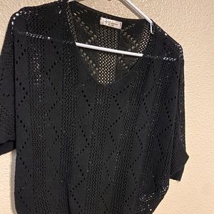 Womens Black Blouse